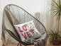 Love Kitty - Large Square Pillow